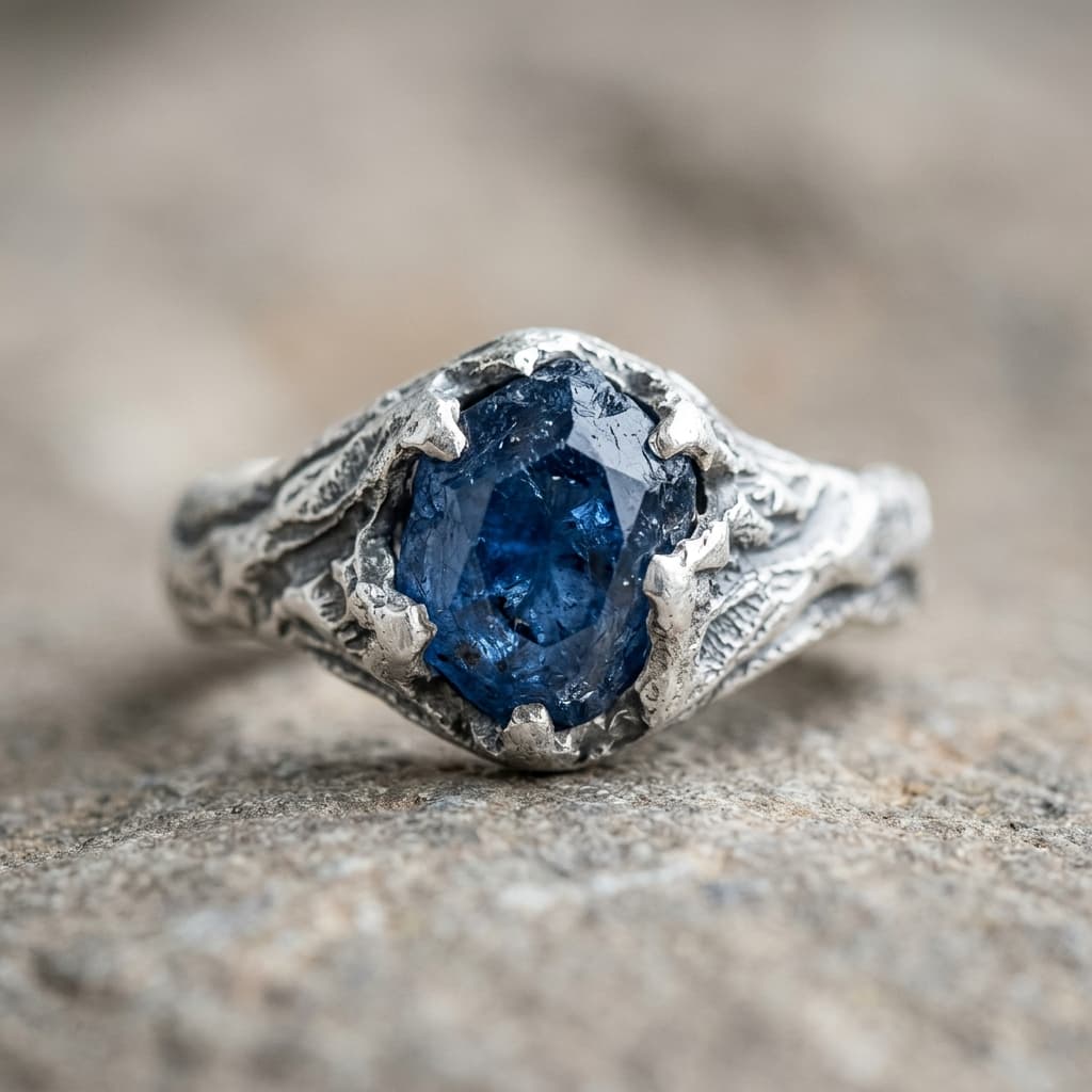 Glacier Heart Ring